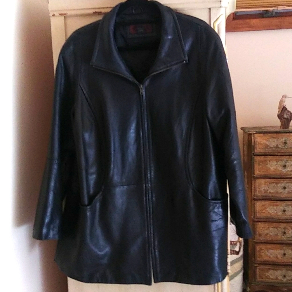 Leather jacket